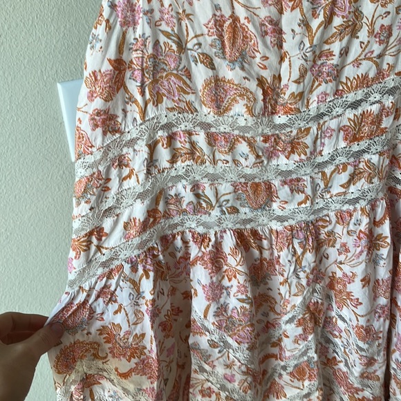 SOLD NWOT free people intimately voile lace detail tunic - Picture 7 of 11